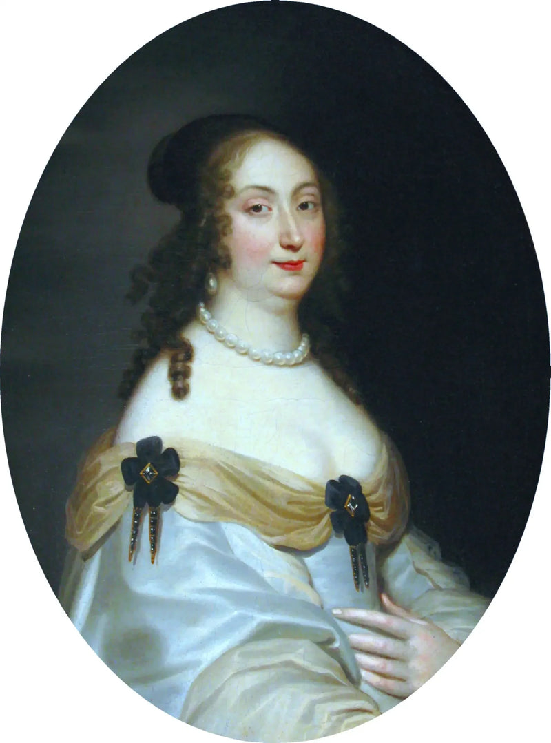 Ritratto di Marie-Louise de Gonzague (dettaglio). - Juste d'Egmont
