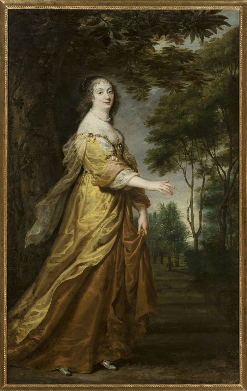 Ritratto di Marie Louise Gonzague de Nevers. - Juste d'Egmont