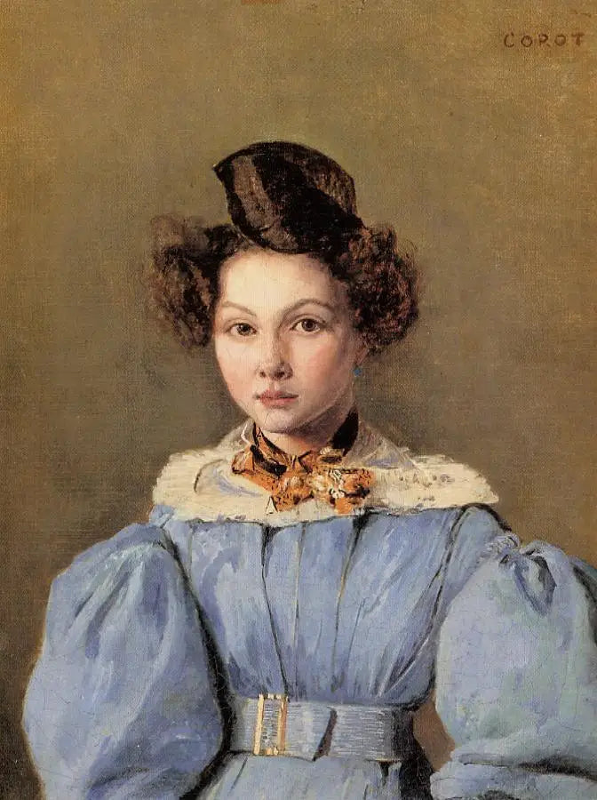 Portrait de Marie-Louise Laure Sennegon - Jean-Baptiste Camille Corot - Alpha Reproduction