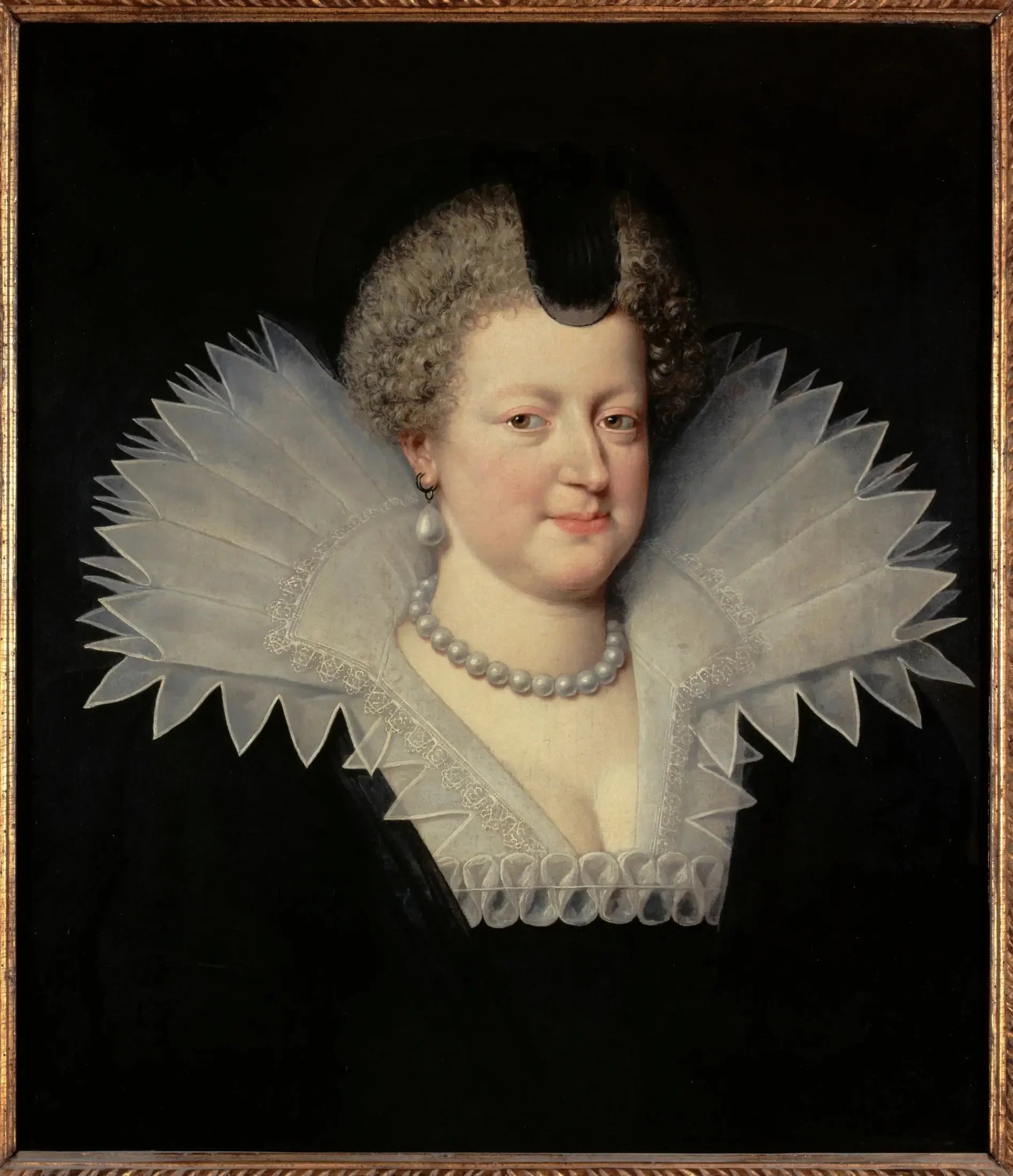 Portrait de Marie de Médicis (1573-1642), reine de France - Frans Pourbus the Younger image 1 reproduction réalisée par Alpha Reproduction
