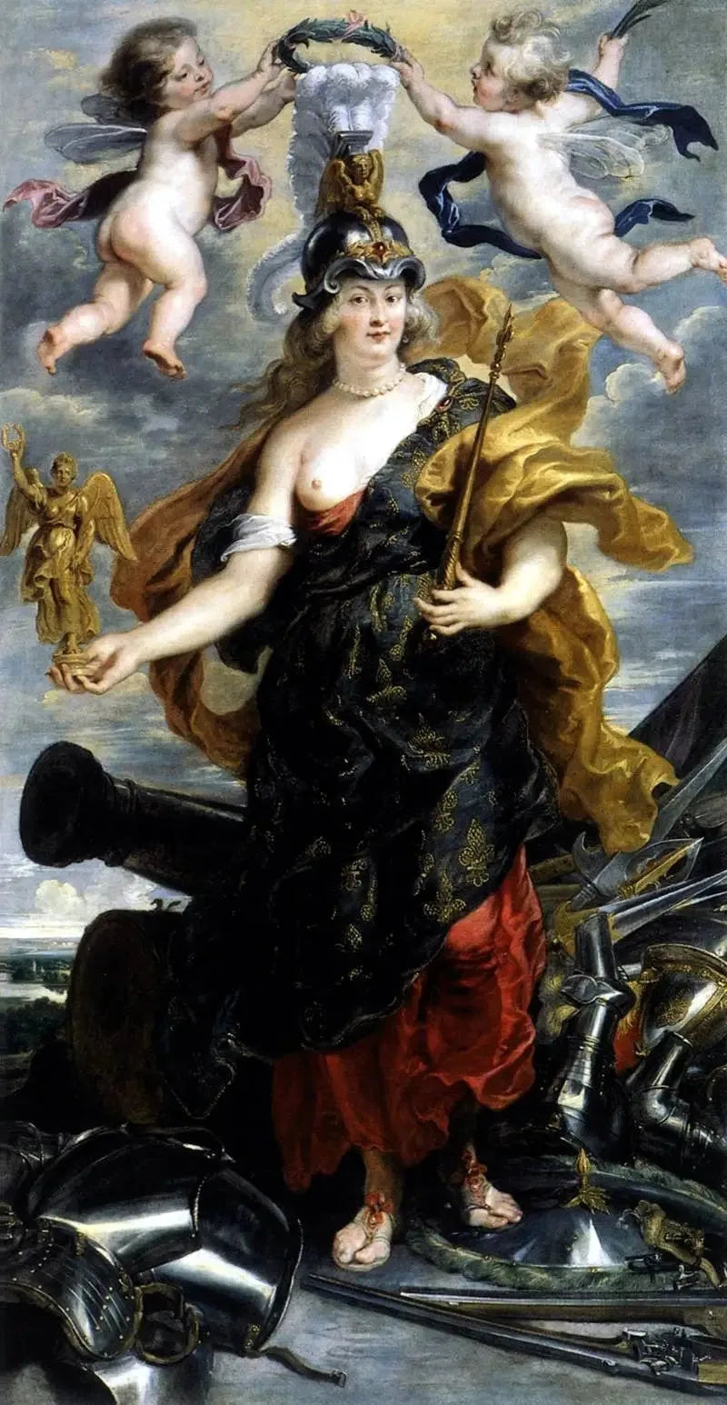 Ritratto di Maria de' Medici a Bellona - Peter Paul Rubens