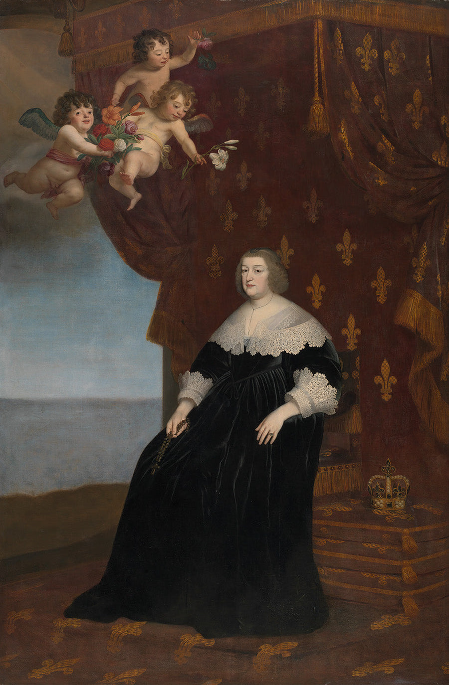 Ritratto di Maria de' Medici - Gerrit van Honthorst
