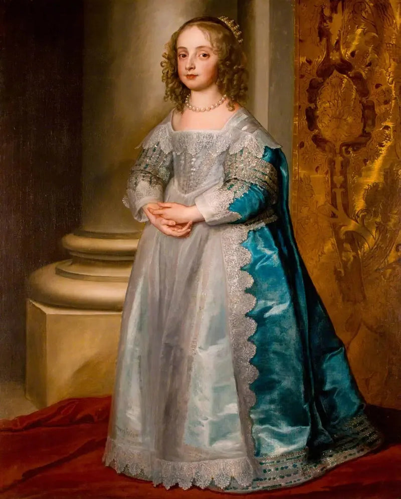 Ritratto di Maria Stuarda I, principessa reale e principessa d'Orange (1631-1660) - Antoine van Dyck