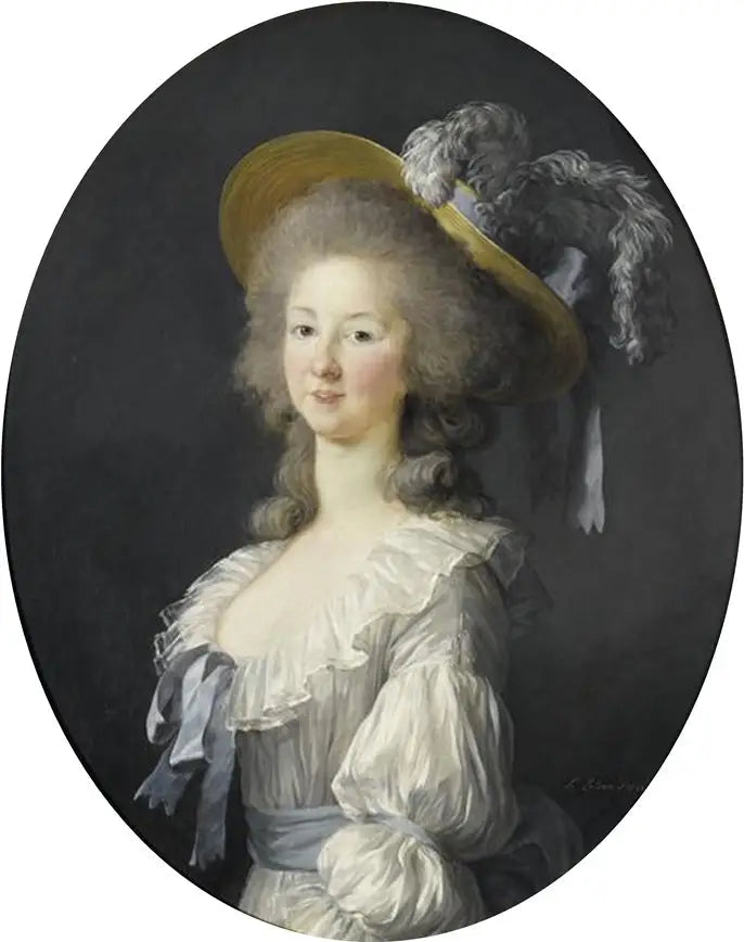 Ritratto di Marie-Thérèse-Louise de Savoie-Carignan, principessa di Lamballe - Élisabeth Vigée Le Brun