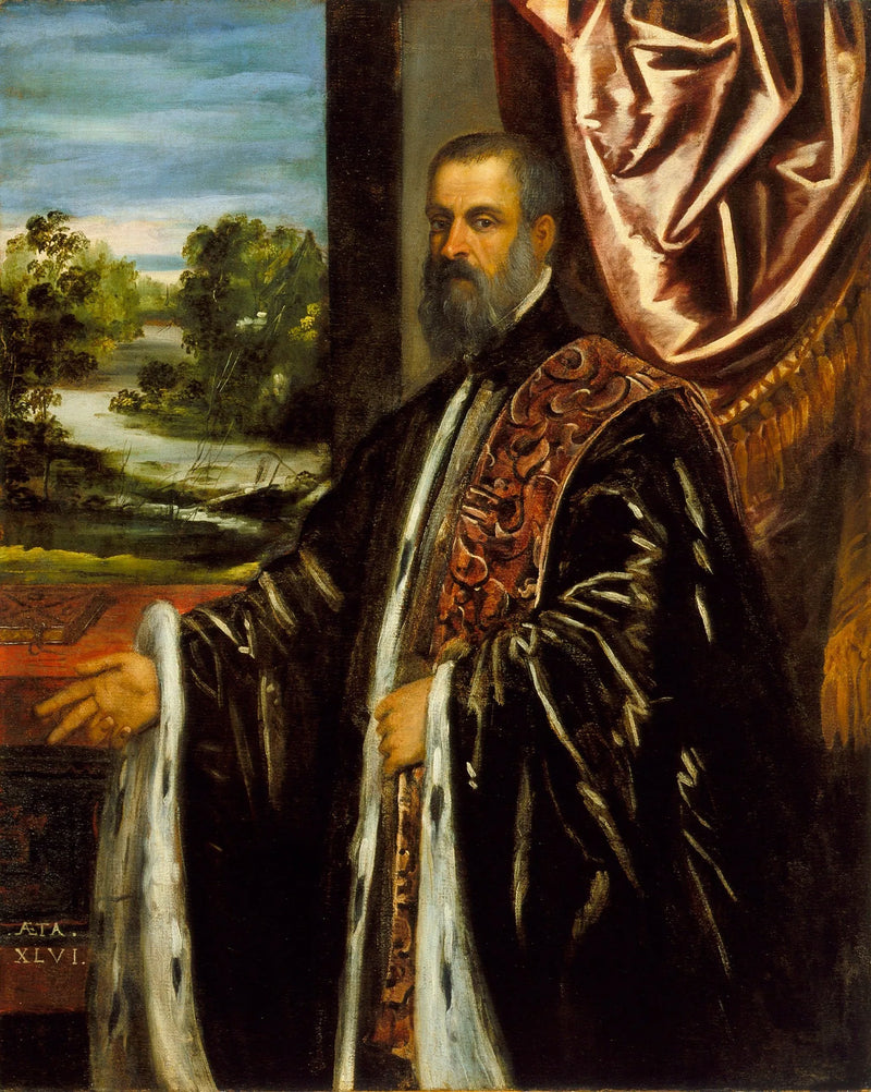 Ritratto di Marino Grimani - Jacopo Tintoretto
