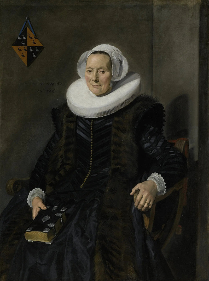 Ritratto di Maritge Claesdr. Voogt (....-1644) - Frans Hals