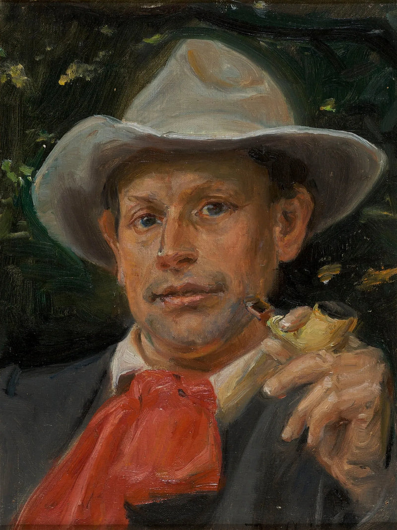 Ritratto di Martin Andersen Nexe - Michael Peter Ancher