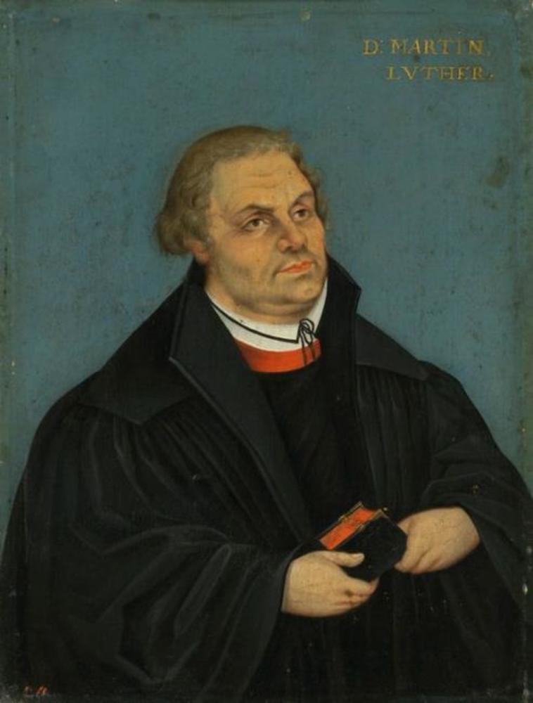 Ritratto di Martin Lutero (1565 - 1566) - Lucas Cranach il Vecchio