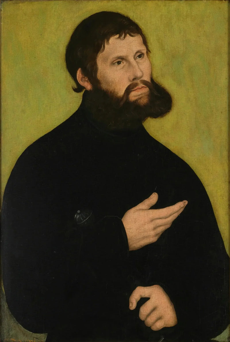 Ritratto di Martin Lutero in Junker Jörg - Lucas Cranach il Vecchio