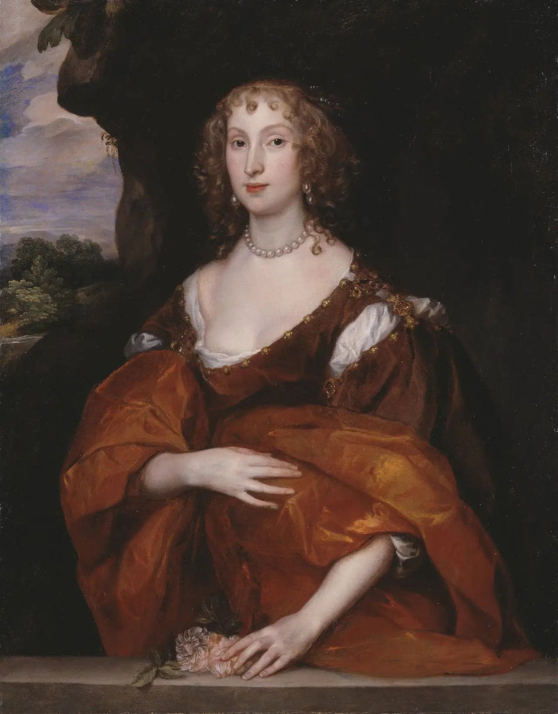 Ritratto di Mary Hill, Lady Killigrew - Antoine van Dyck