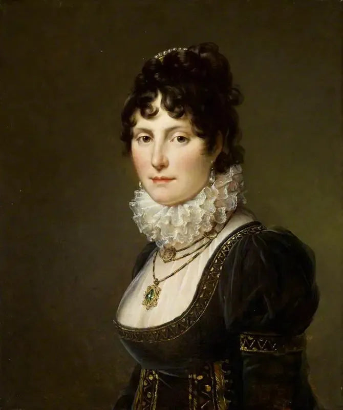 Portrait de Mary Nisbet - François Gérard image 2 reproduction de peinture à l’huile