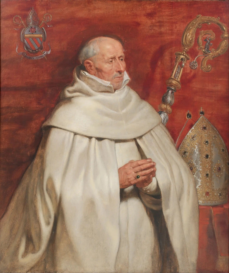 Ritratto di Matthaeus Yrsselius (1541-1629), abate dell'abbazia di San Michele ad Anversa - Peter Paul Rubens