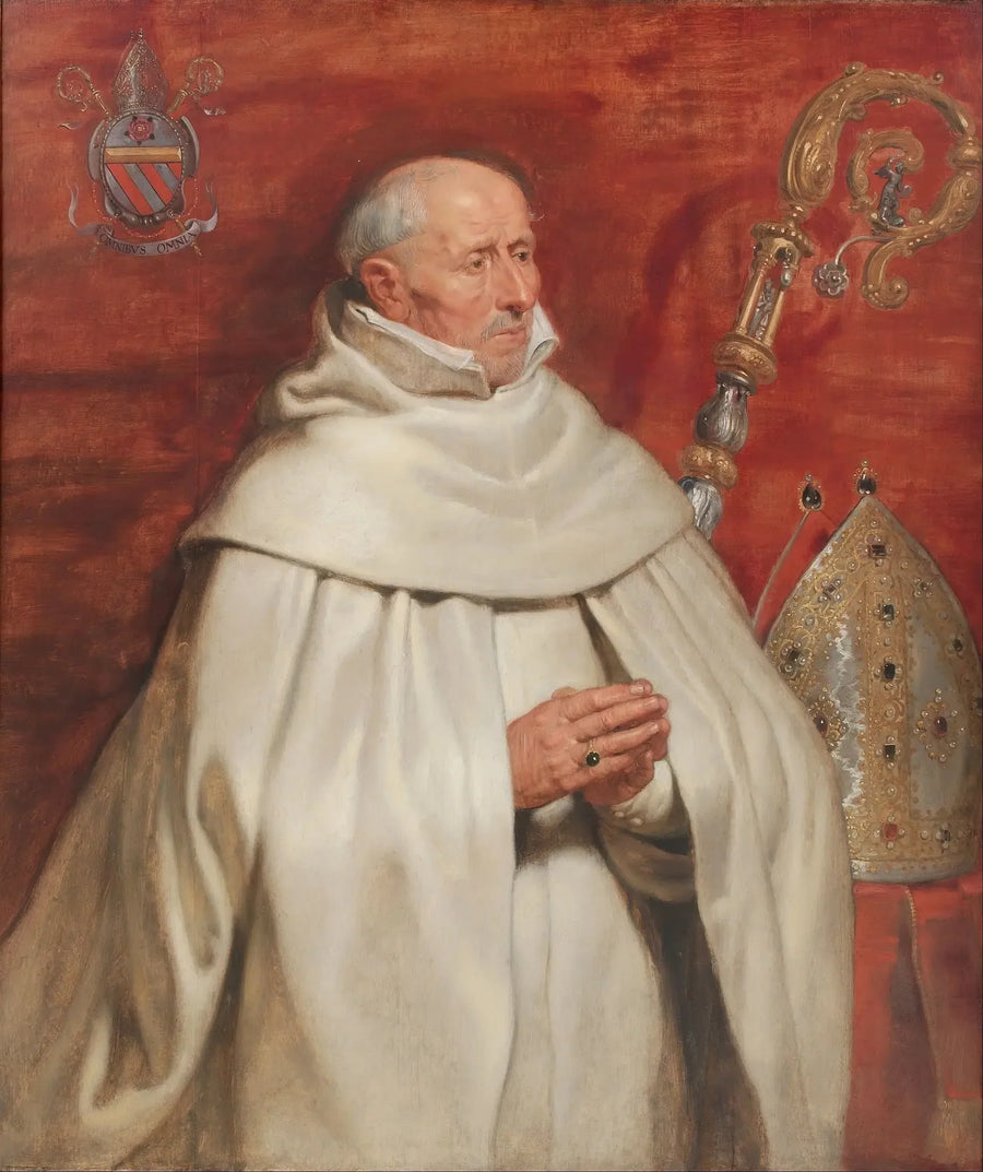 Ritratto di Matthaeus Yrsselius (1541-1629), abate dell'abbazia di San Michele ad Anversa - Peter Paul Rubens