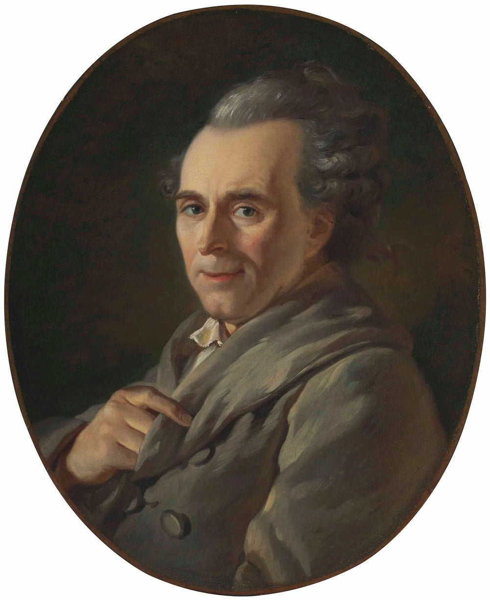 Portrait de Michel-Jean Sédaine - Jacques-Louis David image 1 copie de tableau peinte à la main