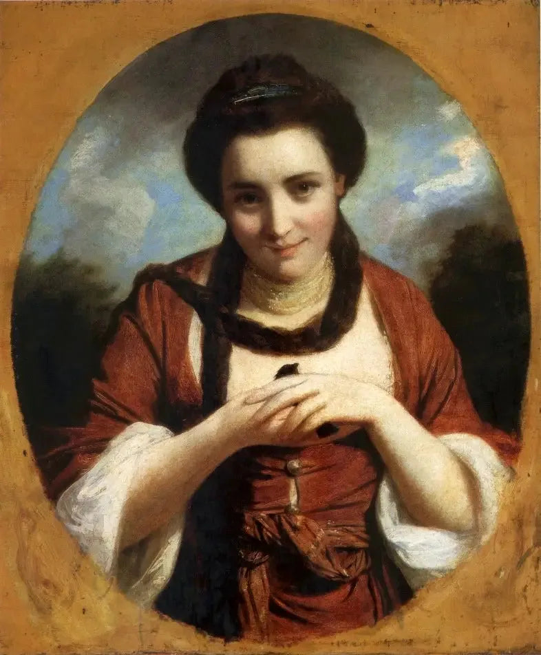 Ritratto di Miss Nelly O'Brien con un uccello. - Joshua Reynolds