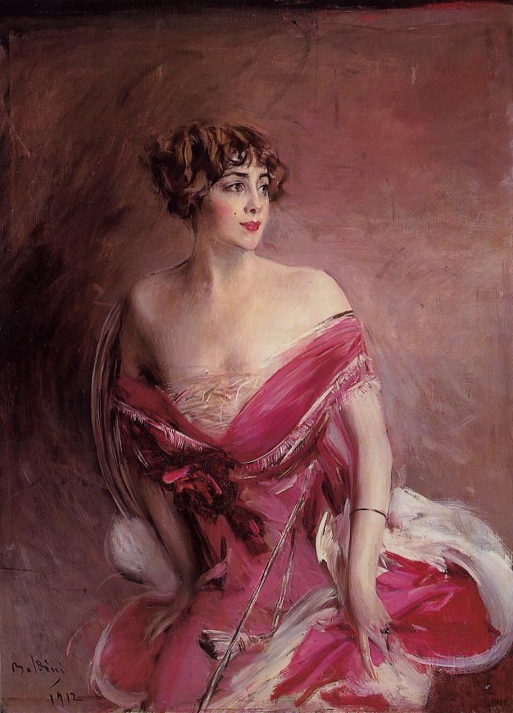 Ritratto di Mlle. de Gillespie, La Signora di Biarritz - Giovanni Boldini