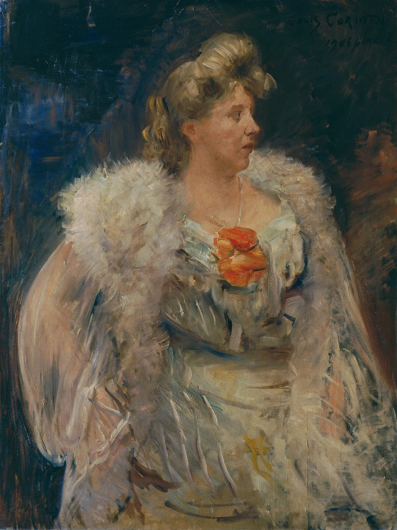 Ritratto di Miss Halbe - Lovis Corinth
