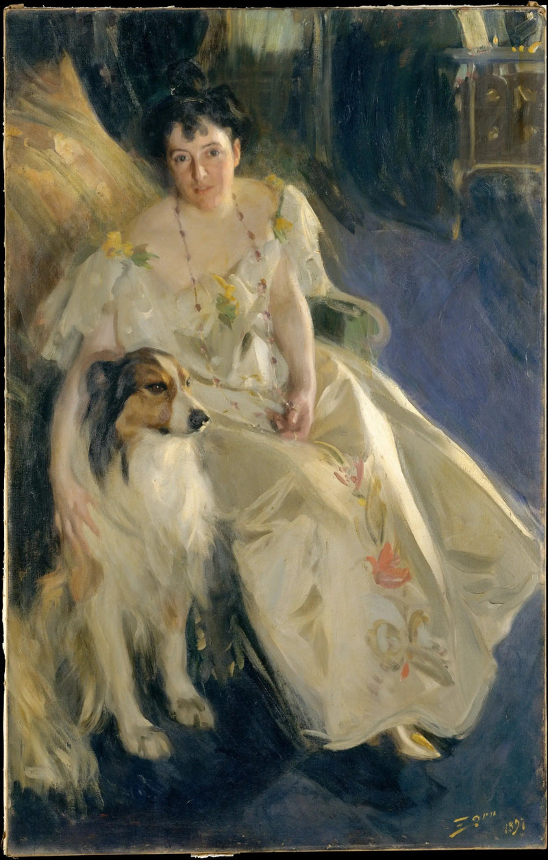 Ritratto della signora Bacon - Anders Zorn