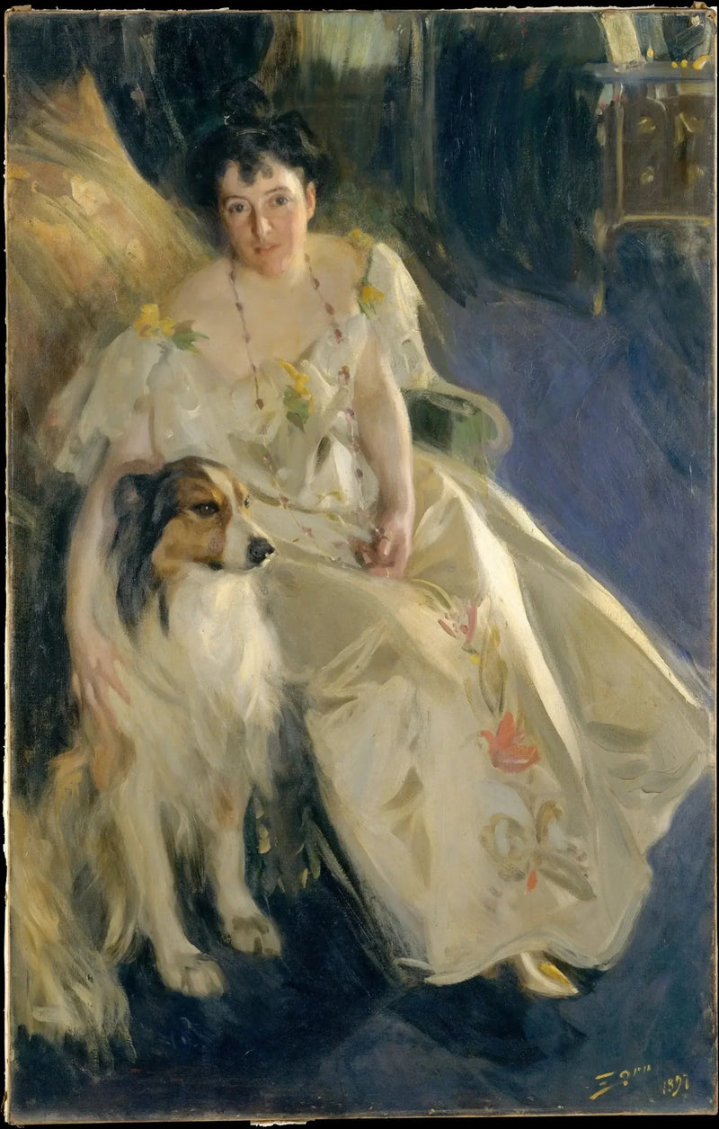 Ritratto della signora Bacon - Anders Zorn