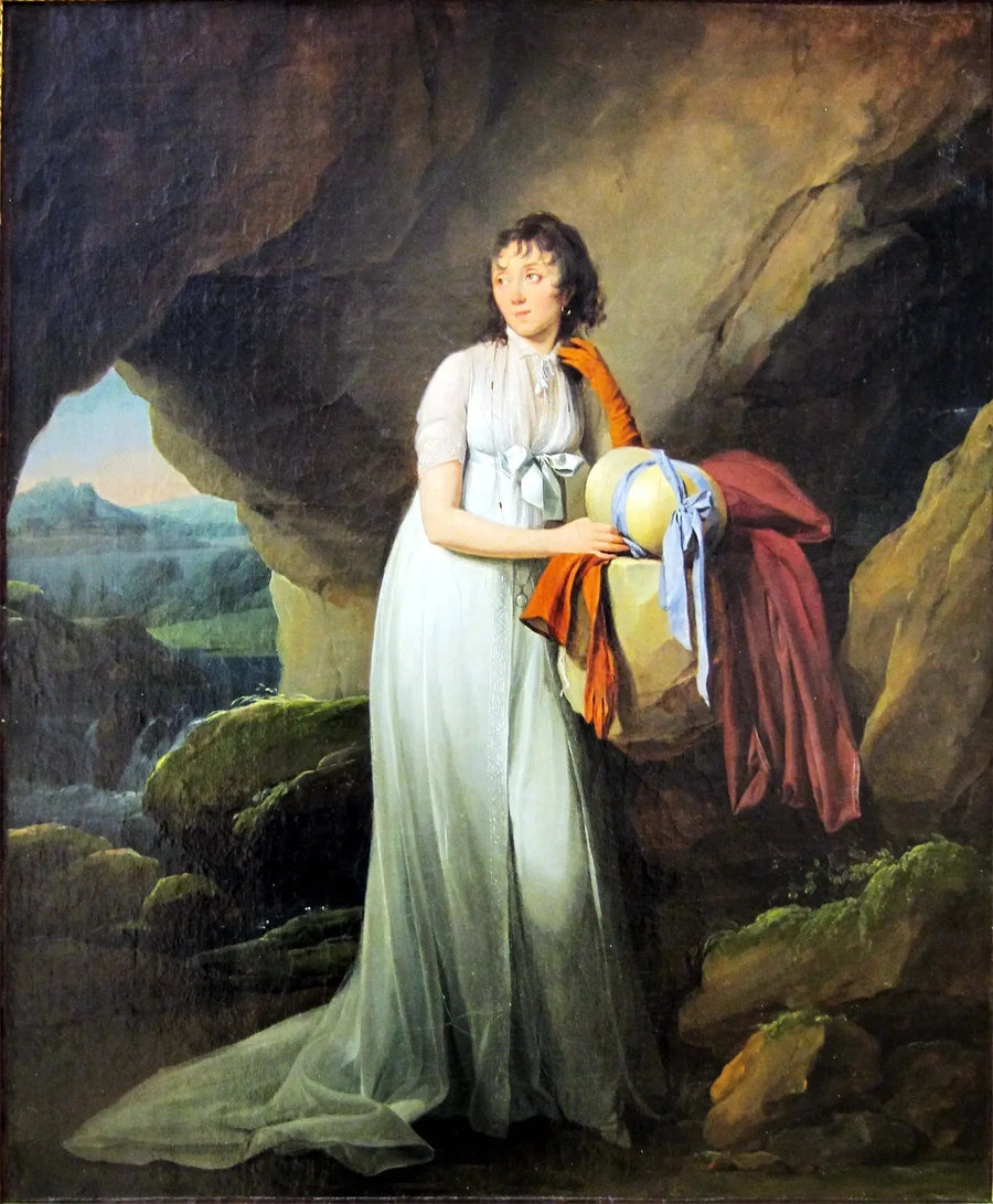 Ritratto di Mme d'Aucourt de Saint-Just - Louis-Léopold Boilly