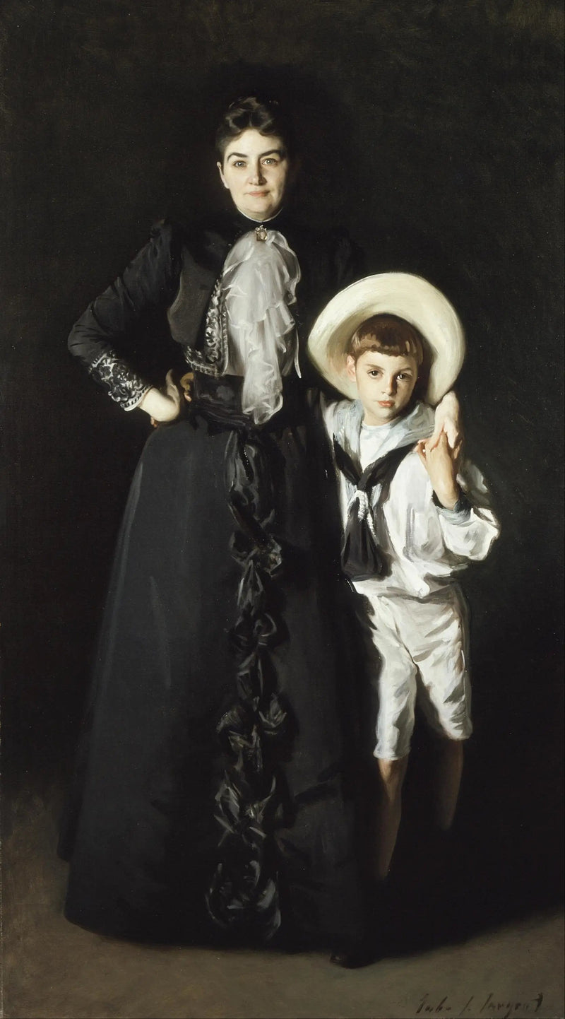 Ritratto di Mme Edward L. Davis e di suo figlio, Livingston Davis - John Singer Sargent