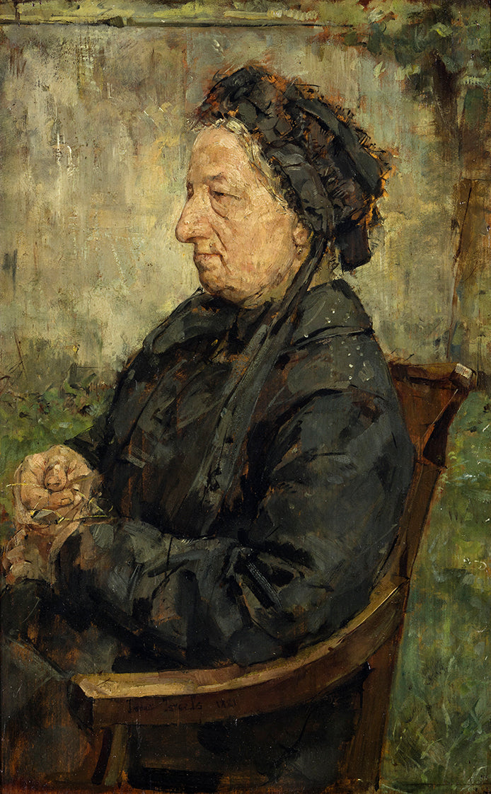 Portrait de Mme Schaap-Hymans - Isaac Israëls image 1 reproduction réalisée par Alpha Reproduction
