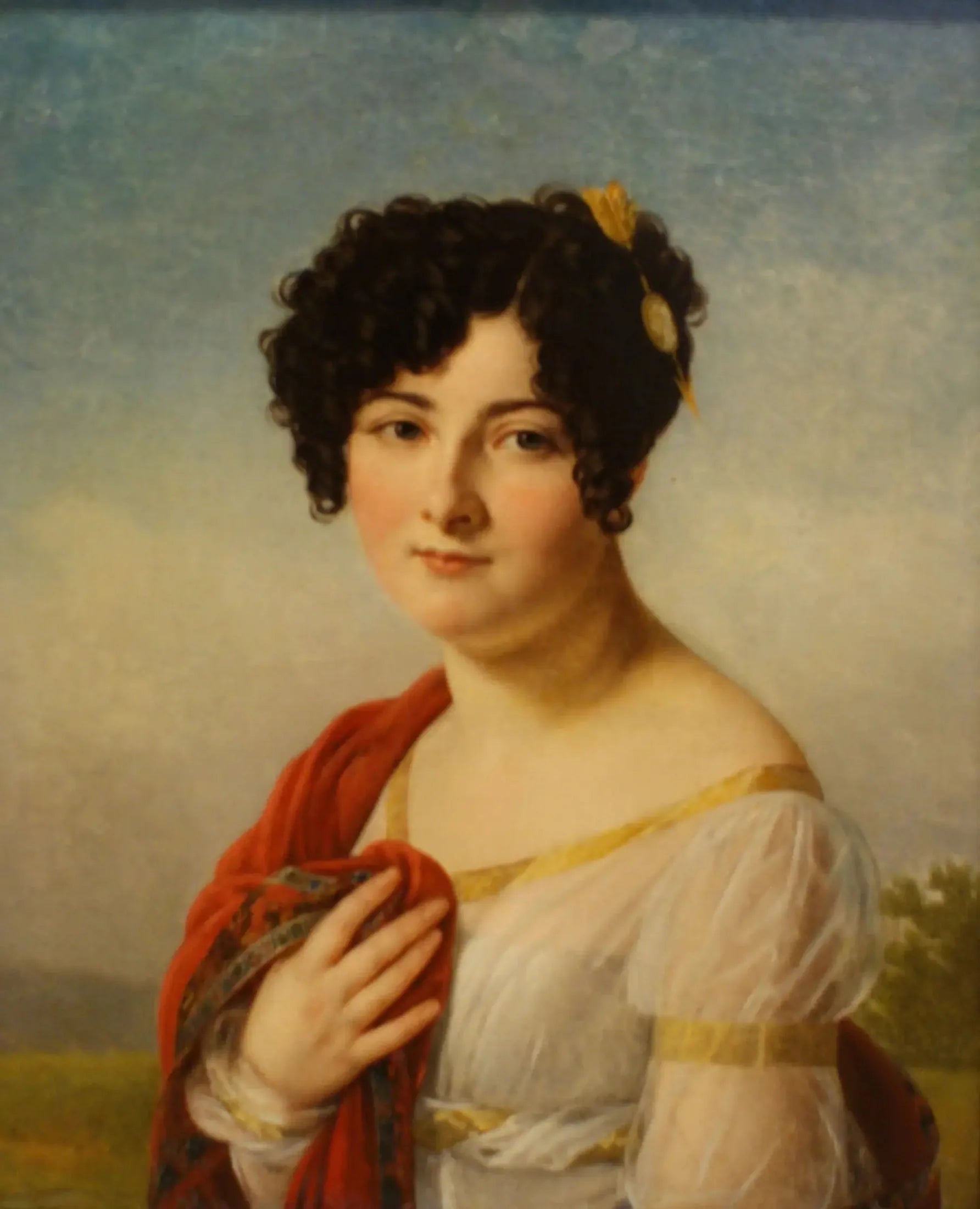 Portrait de Mme YA Tatischeva - François Gérard image 1 reproduction artisanale de tableau