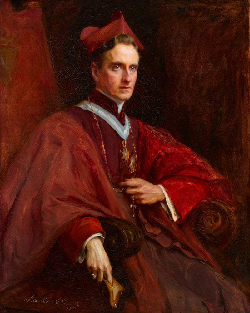 Ritratto di monsignor conte Vay de Vaya, Protonotoire Apostolicus - Philip de La��szlo��