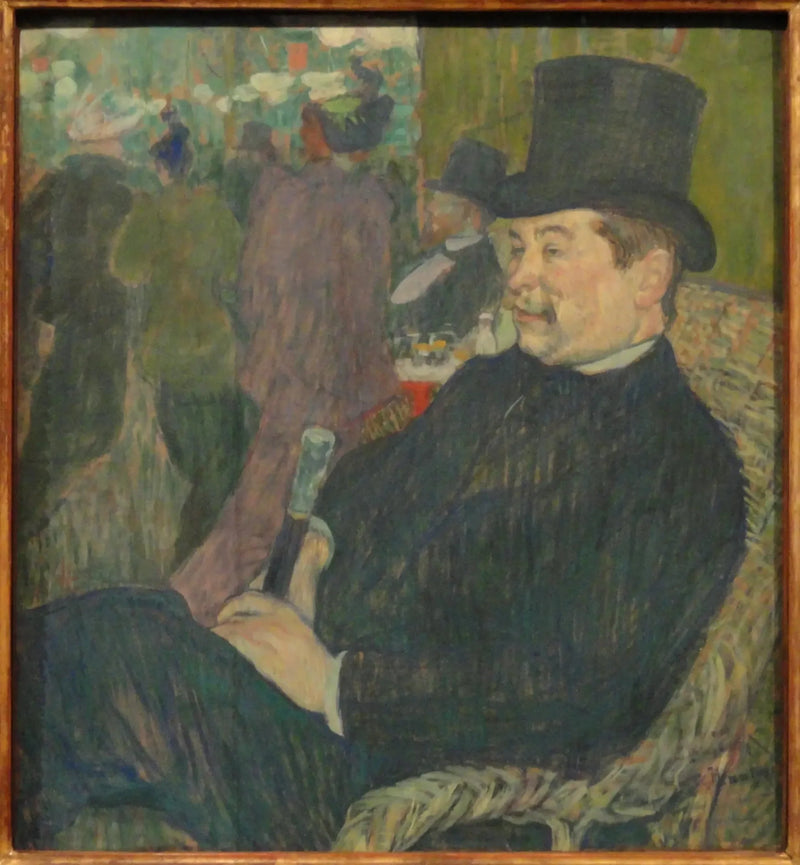 Ritratto di Monsieur Delaporte nel Giardino di Parigi - Henri de Toulouse-Lautrec