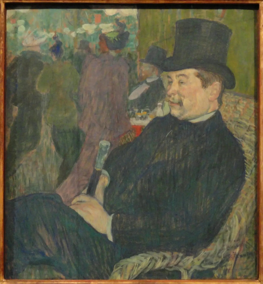 Ritratto di Monsieur Delaporte nel Giardino di Parigi - Henri de Toulouse-Lautrec