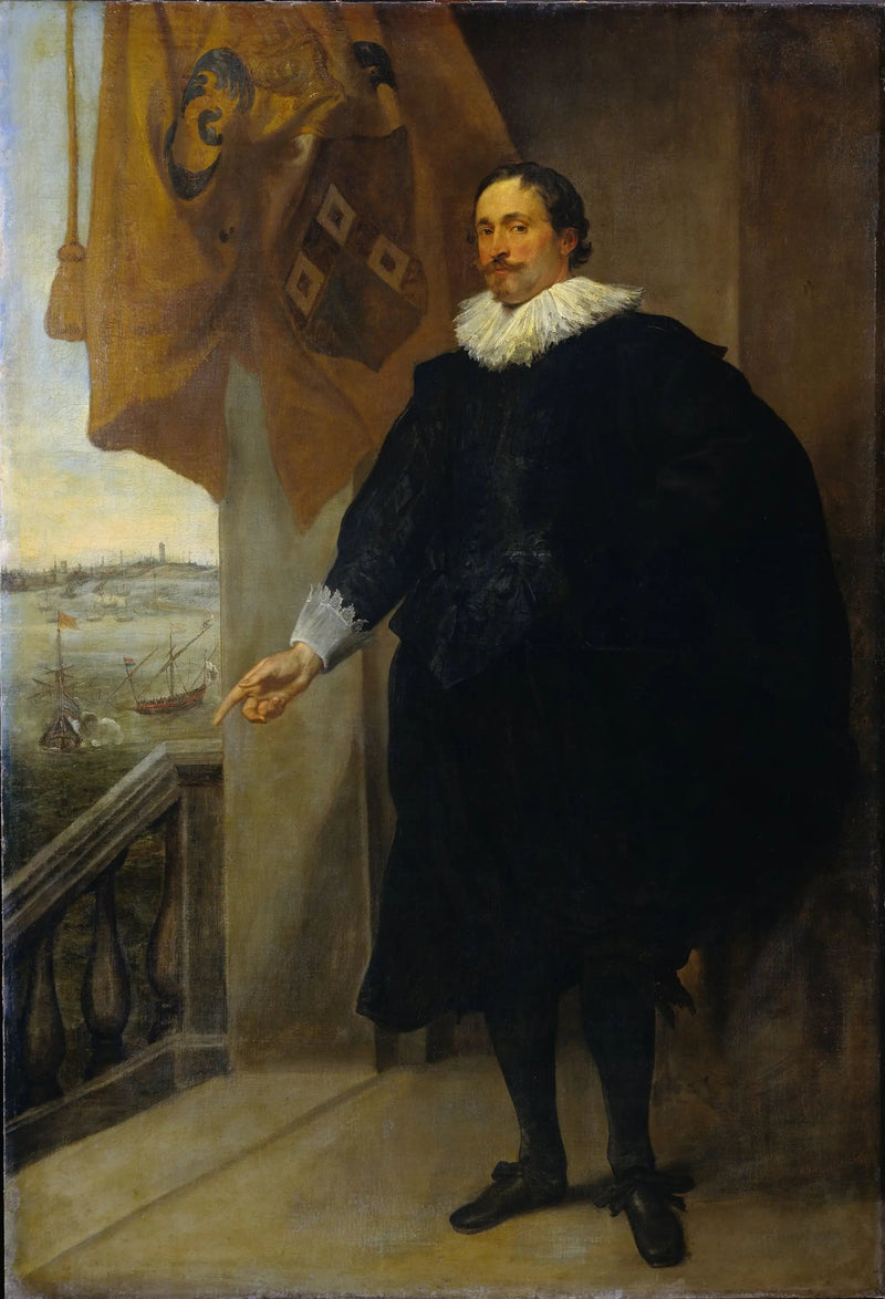 Ritratto di Nicolas van der Borght. Mercante di Anversa - Antoine van Dyck
