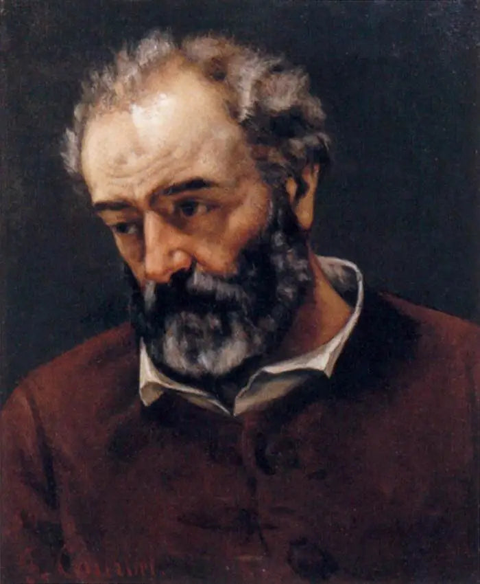 Ritratto di Paul Chenavard - Gustave Courbet