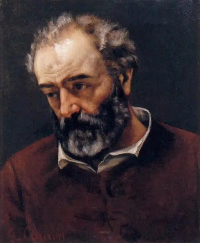 Ritratto di Paul Chenavard - Gustave Courbet