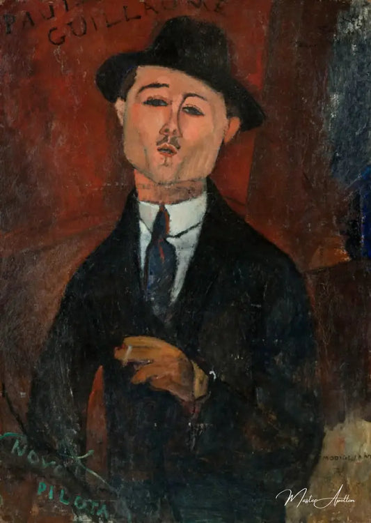 Portrait de Paul Guillaume - Amedeo Modigliani - Reproductions de tableaux et peintures haut de gamme