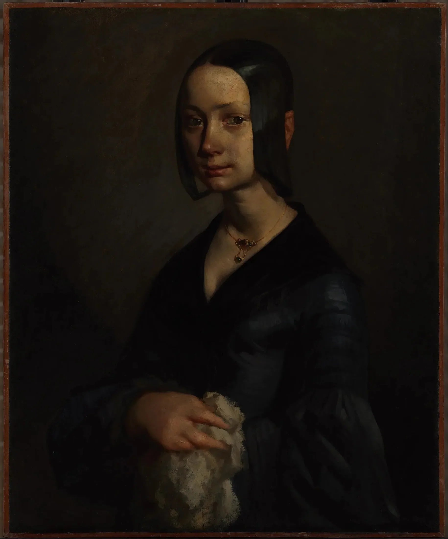 Portrait de Pauline-Virginie Ono - Jean-François Millet image 1 tableau peint à l’huile sur toile