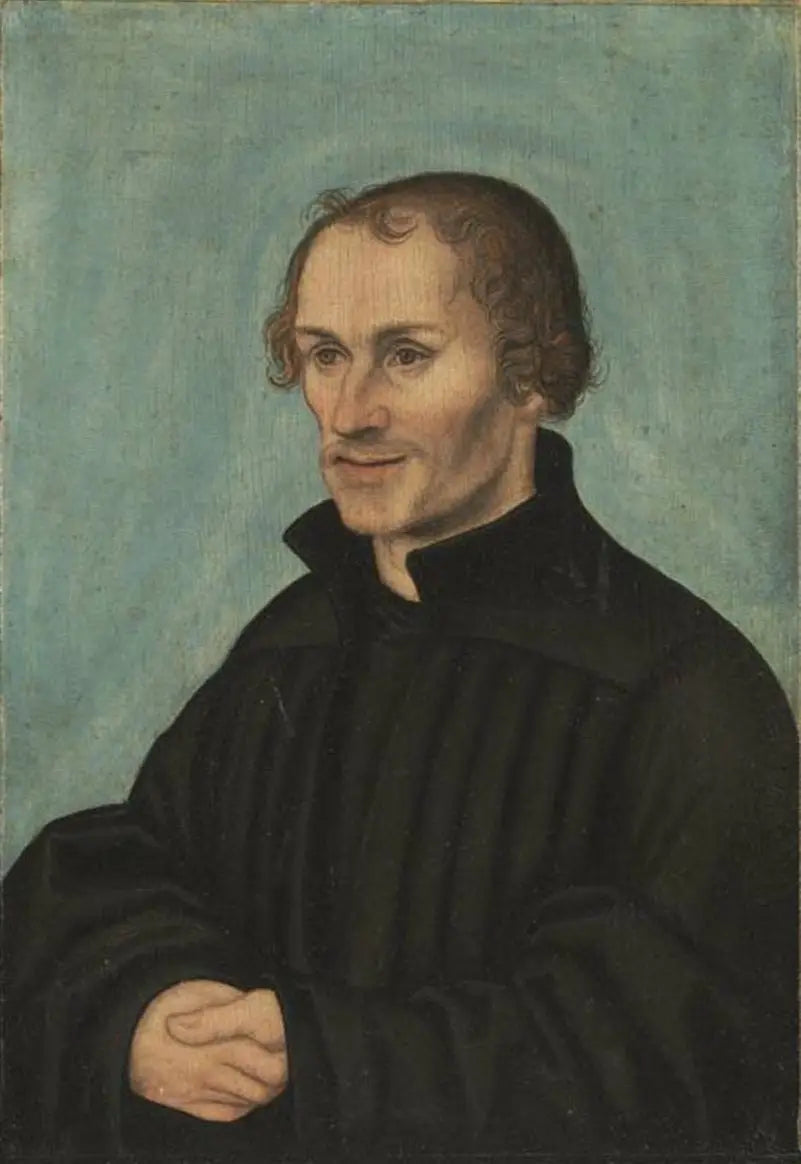 Portrait de Philipp Mélanchthon - Lucas Cranach the Elder image 1 reproduction réalisée par Alpha Reproduction