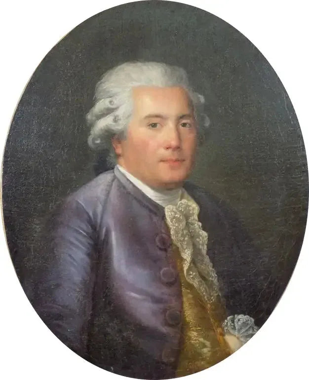 Portrait de René Delaville-Leroulx, père de l'artiste - Marie-Guillemine Benoist image 1 tableau peint à l’huile sur toile