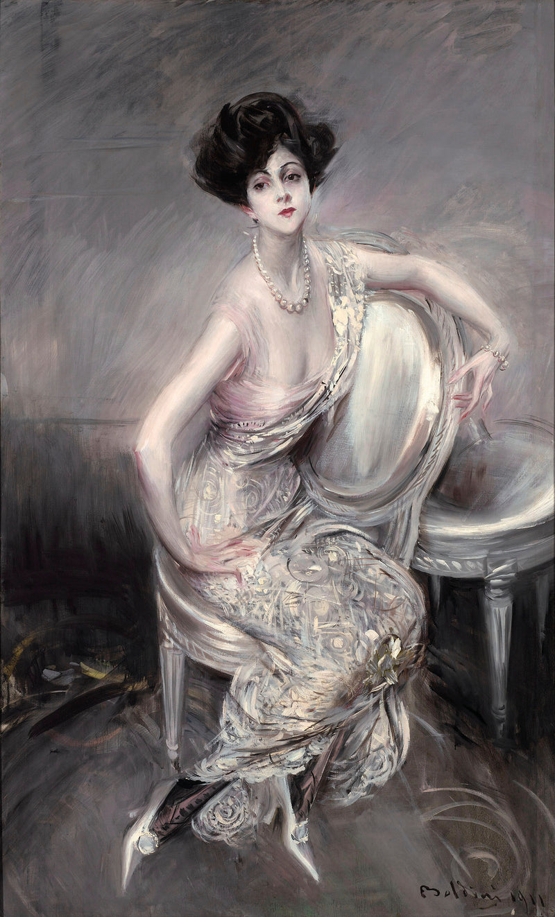 Ritratto di Rita de Acosta Lydig seduta - Giovanni Boldini