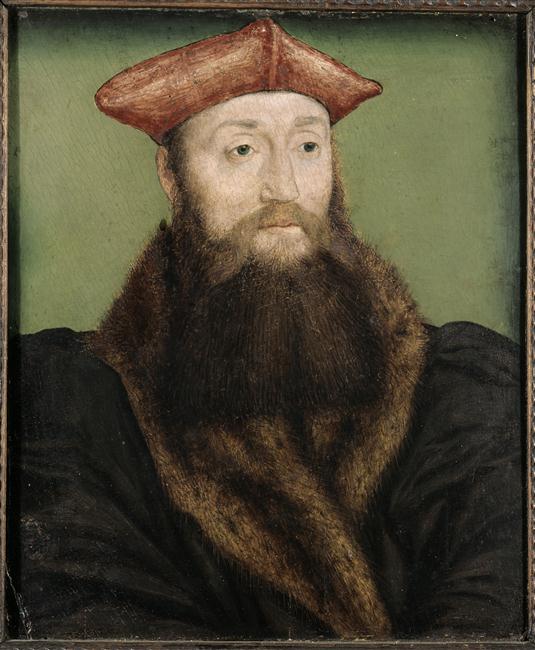Portrait de Robert de Lénoncourt - Corneille de Lyon image 1 copie peinte à la main à l’huile