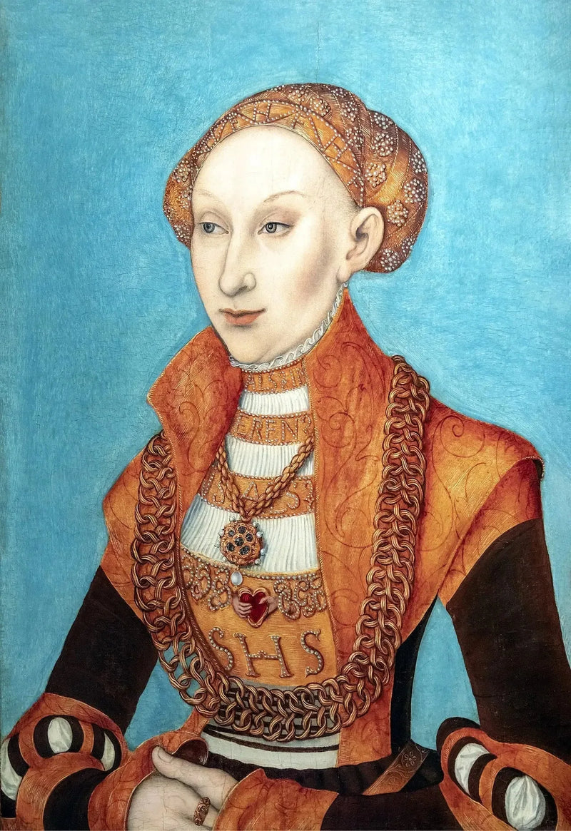 Ritratto di Sibilla di Kleve, elettrice di Sassonia - Lucas Cranach il Vecchio