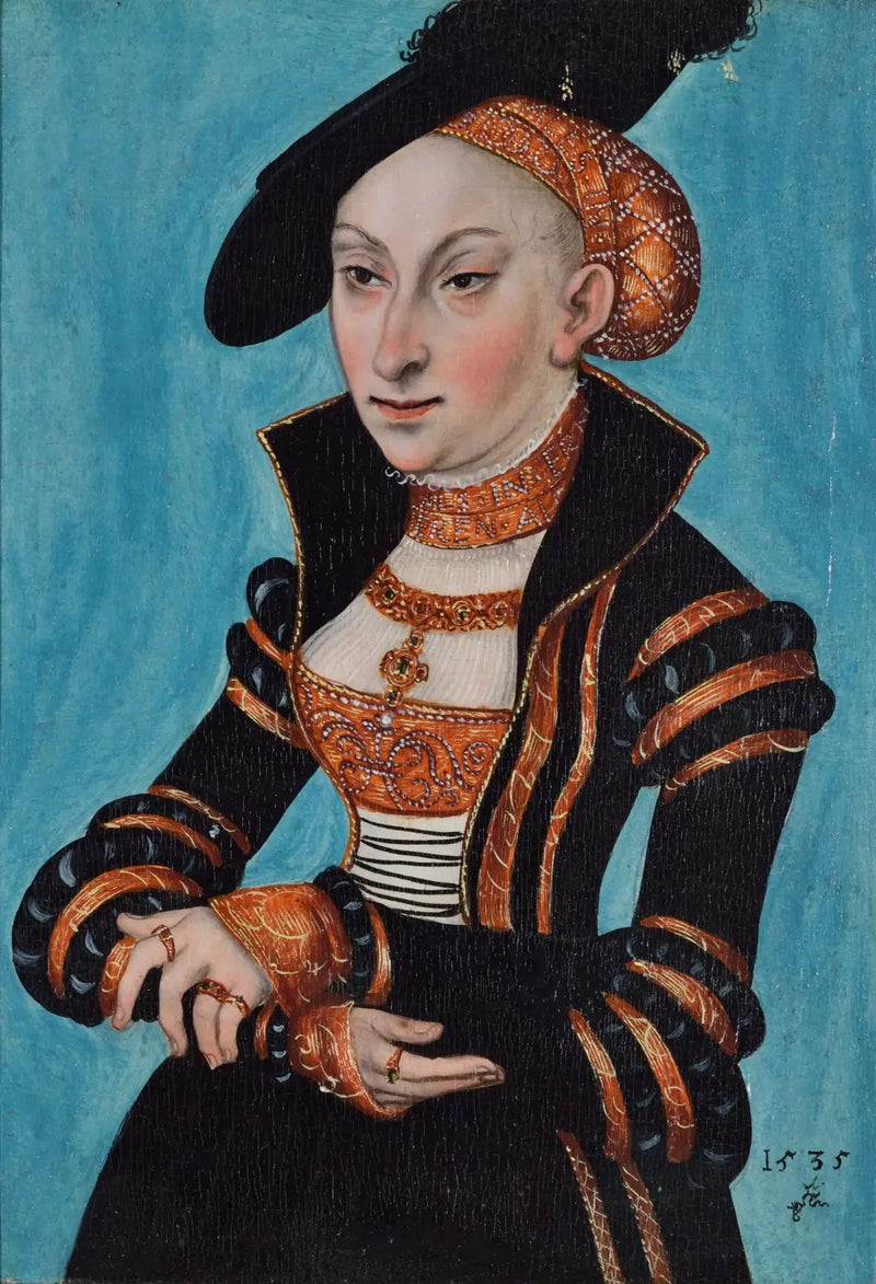 Ritratto di Sibilla di Sassonia - Lucas Cranach il Vecchio