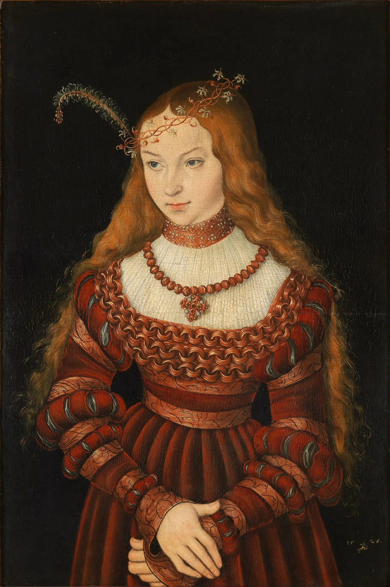 Ritratto di Sibilla von Cleve - Lucas Cranach il Vecchio