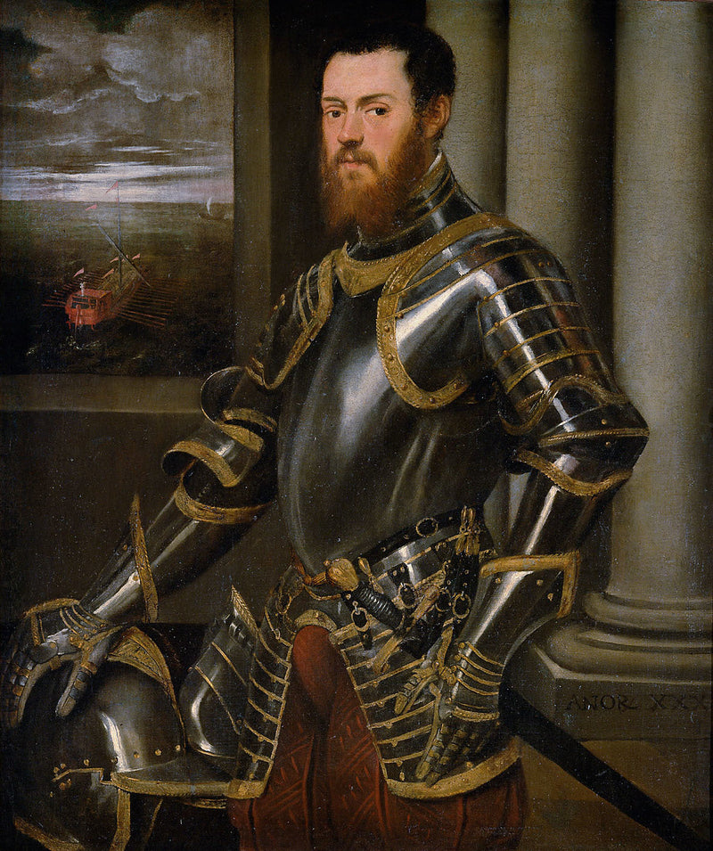 Ritratto di Sigismondo Augusto con una galera reale - Jacopo Tintoretto