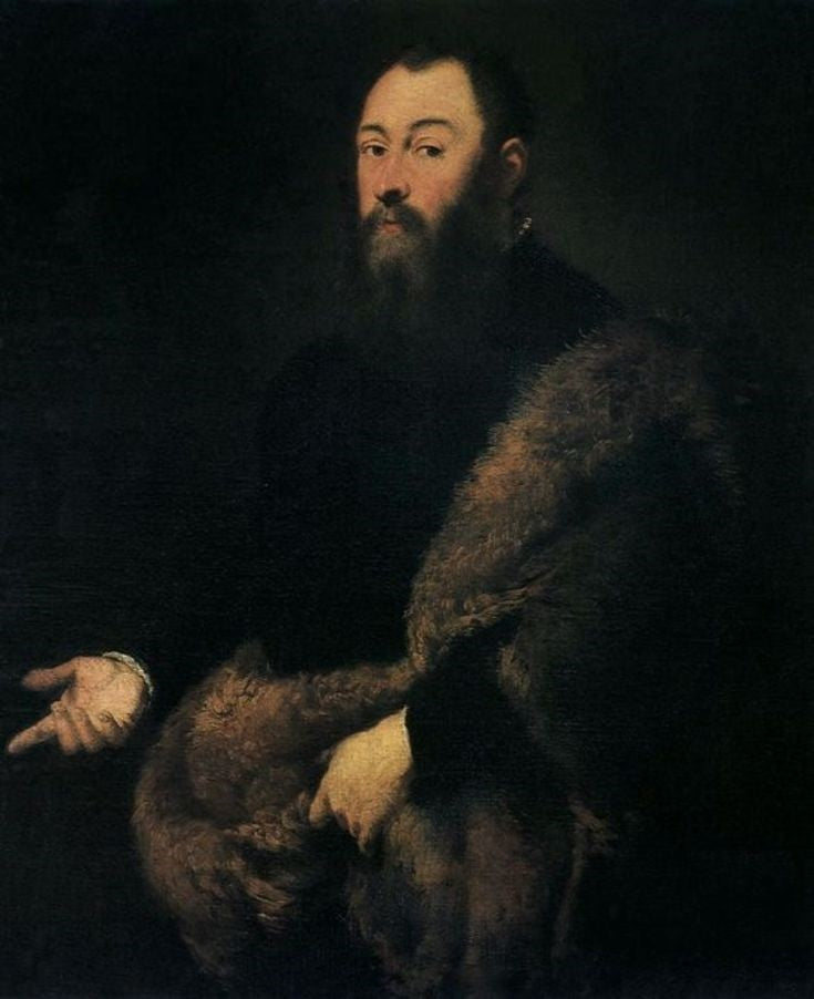 Ritratto di Sigismondo II Augusto (1520–1572) - Jacopo Tintoretto