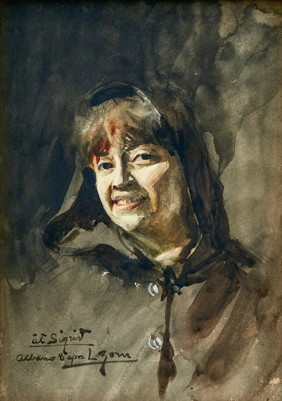 Ritratto di Sigrid Weber - Anders Zorn