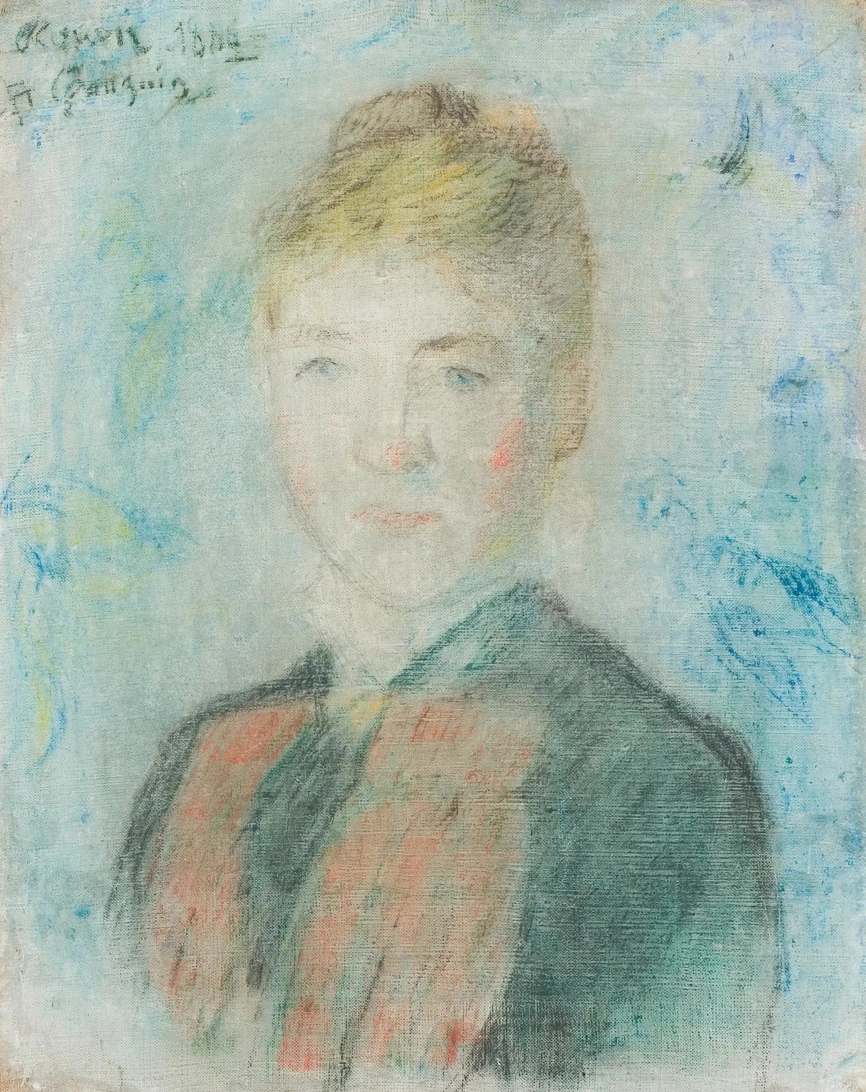 Portrait de Sophie Margrethe Manthey - Paul Gauguin image 1 reproduction de peinture à l’huile