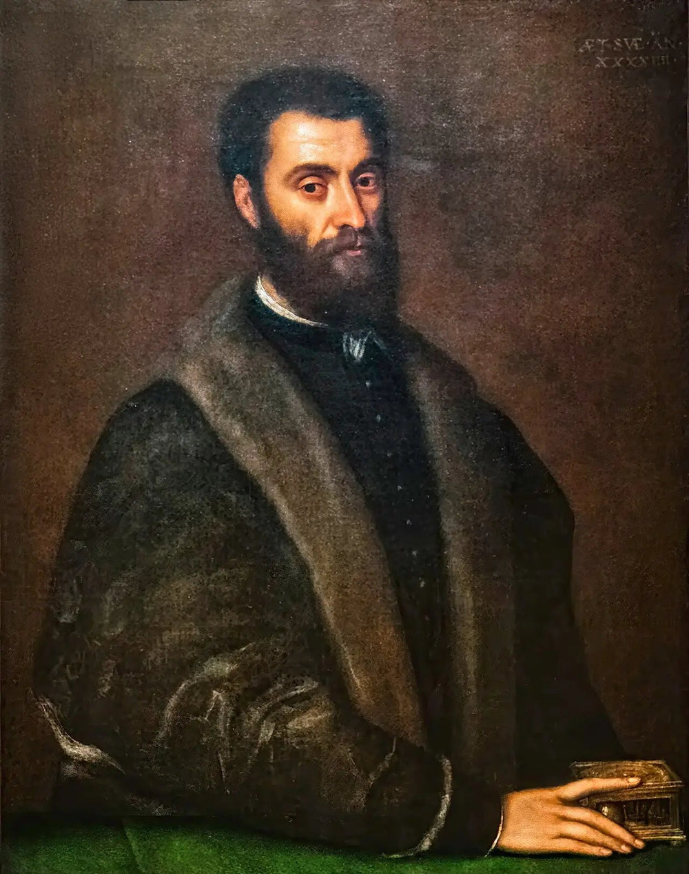 Portrait de Sperone Speroni - Titian image 1 reproduction de peinture à l’huile