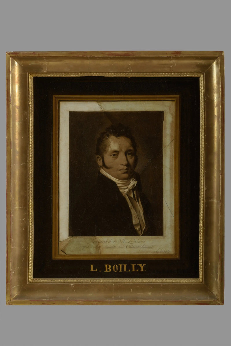 Ritratto di Thomas Palmer, in trompe-l'œil - Louis-Léopold Boilly