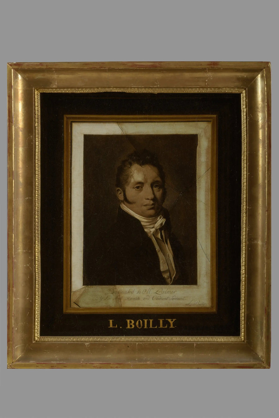 Ritratto di Thomas Palmer, in trompe-l'œil - Louis-Léopold Boilly