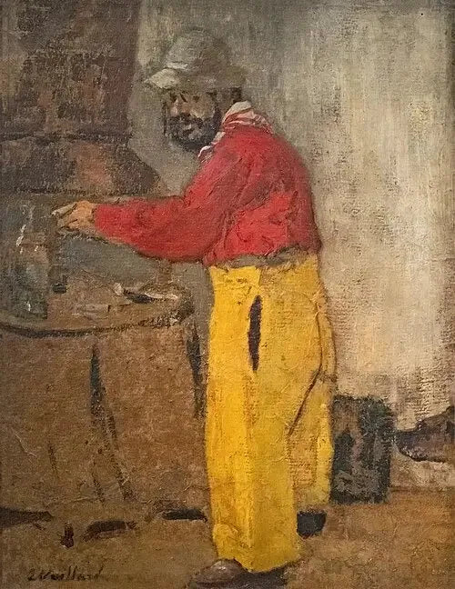 Ritratto di Toulouse Lautrec, a Villeneuve-sur-Yonne, chez les Natanson - Édouard Vuillard
